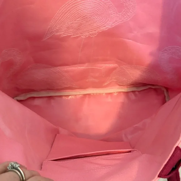 Pink Sequin Flamingo Tote Bag - Picture 3 of 6